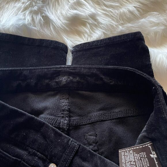 7 for all man kind black velvet 27 skinny - Picture 5 of 10
